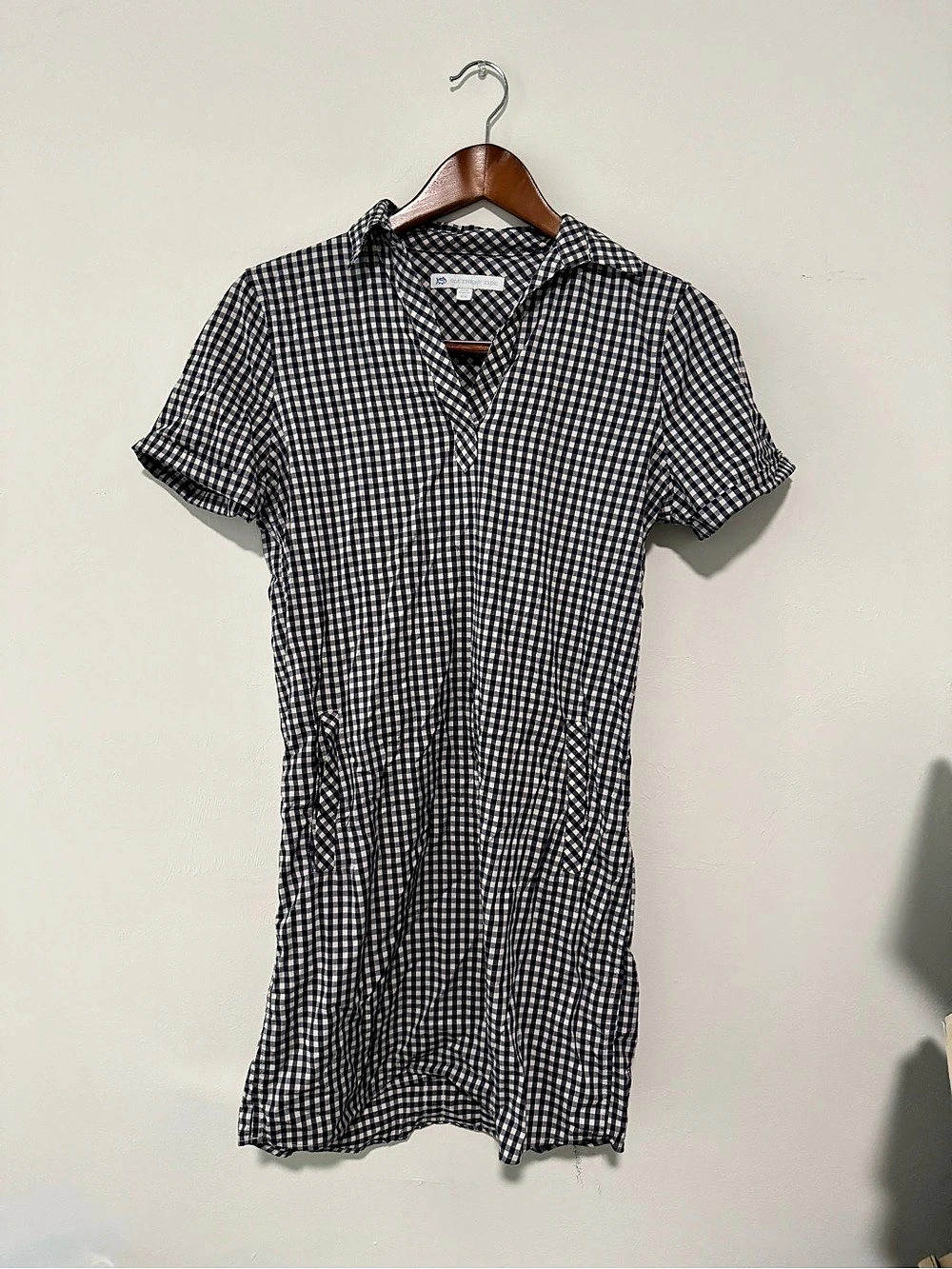 Southern Tide Navy Gingham Intercoastal Shirt Dress